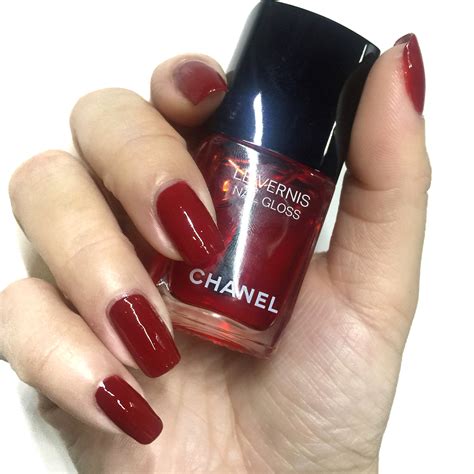 chanel red nail polish 2018|Chanel rouge puissant nail polish.